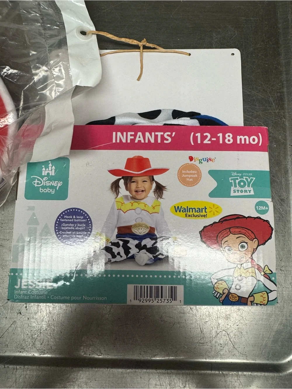 Disney Red and White Toy Story Jessie Infant Costume Hat - Picture 3 of 5